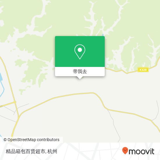 精品箱包百货超市地图