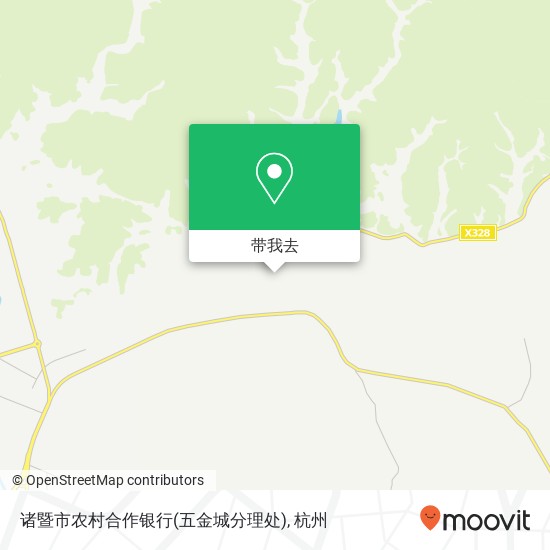 诸暨市农村合作银行(五金城分理处)地图