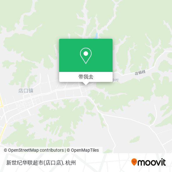 新世纪华联超市(店口店)地图