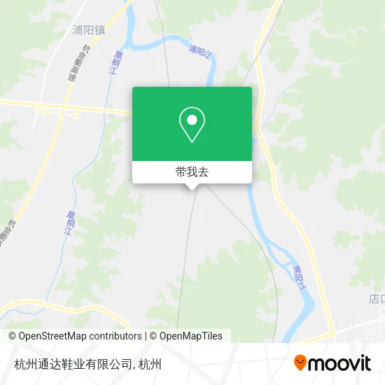 杭州通达鞋业有限公司地图