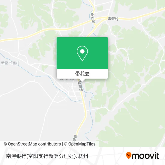 南浔银行(富阳支行新登分理处)地图