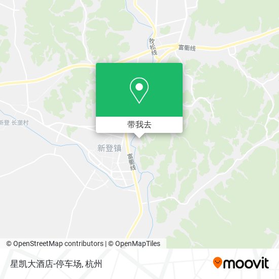 星凯大酒店-停车场地图