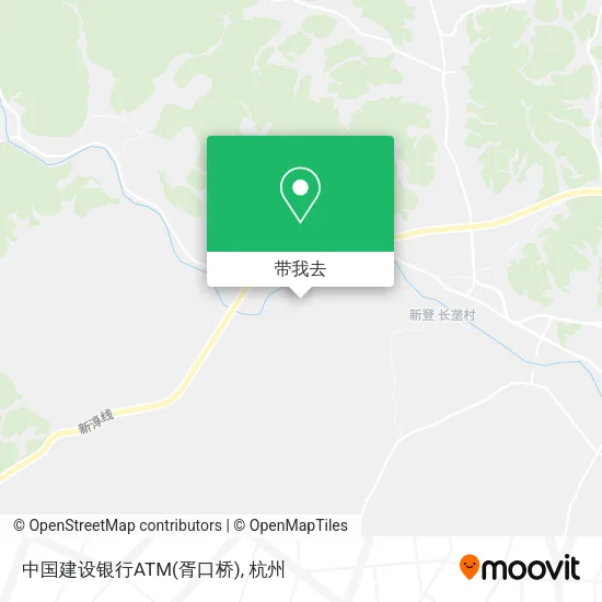中国建设银行ATM(胥口桥)地图