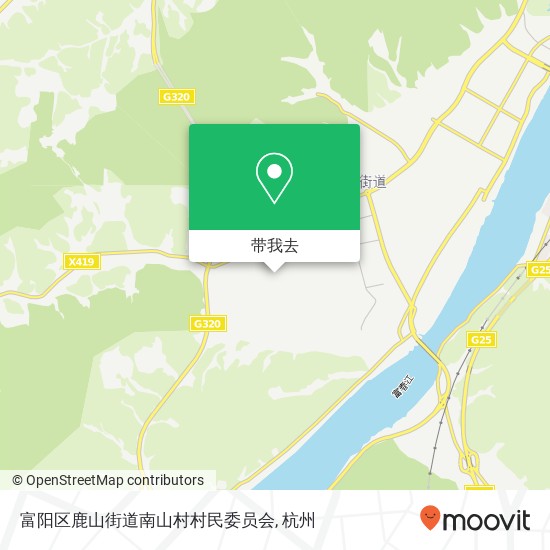 富阳区鹿山街道南山村村民委员会地图