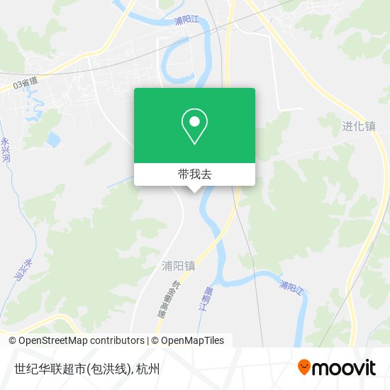 世纪华联超市(包洪线)地图