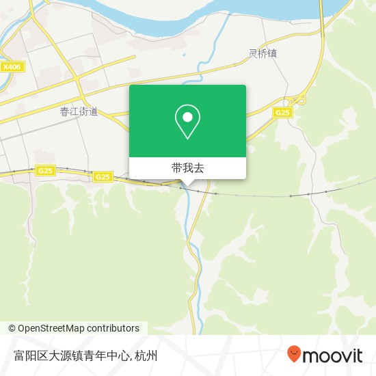 富阳区大源镇青年中心地图
