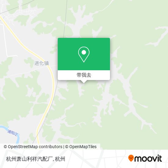 杭州萧山利祥汽配厂地图
