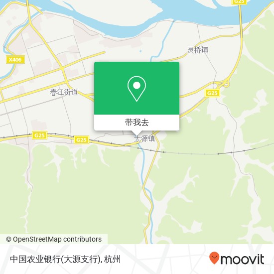 中国农业银行(大源支行)地图