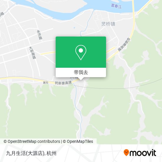 九月生活(大源店)地图