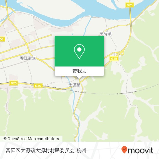 富阳区大源镇大源村村民委员会地图