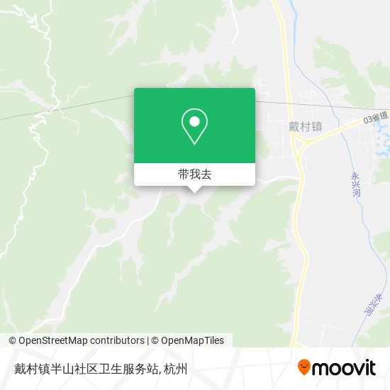 戴村镇半山社区卫生服务站地图