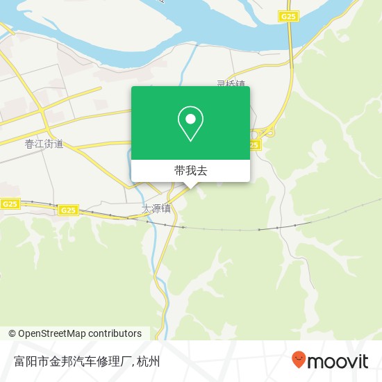 富阳市金邦汽车修理厂地图