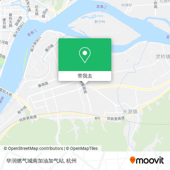 华润燃气城南加油加气站地图