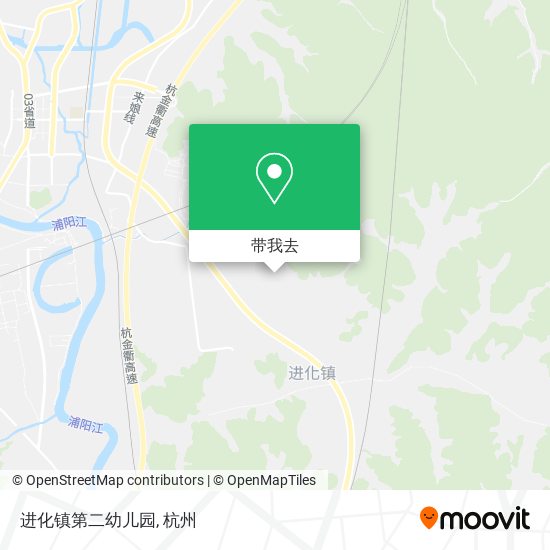 进化镇第二幼儿园地图