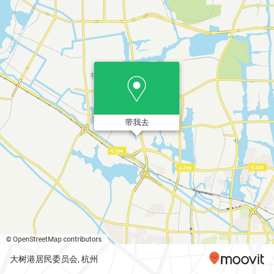 大树港居民委员会地图