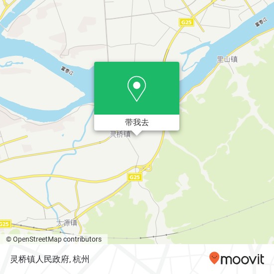 灵桥镇人民政府地图