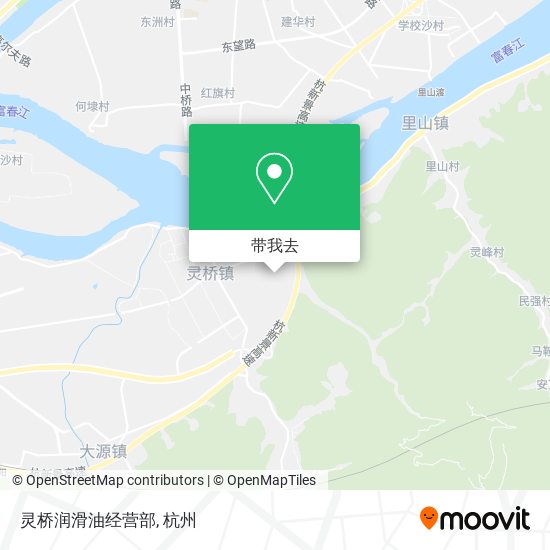 灵桥润滑油经营部地图