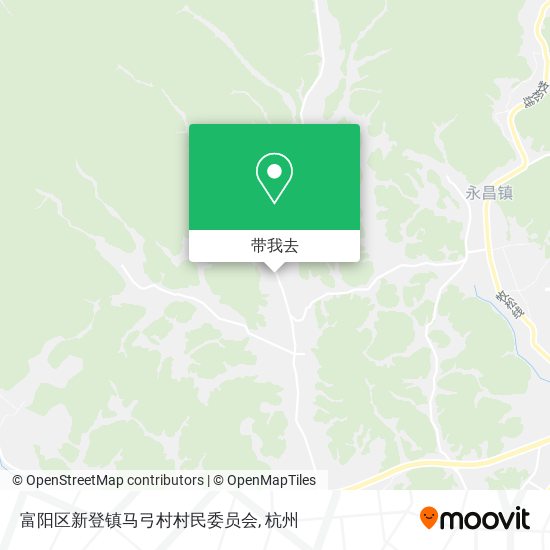 富阳区新登镇马弓村村民委员会地图