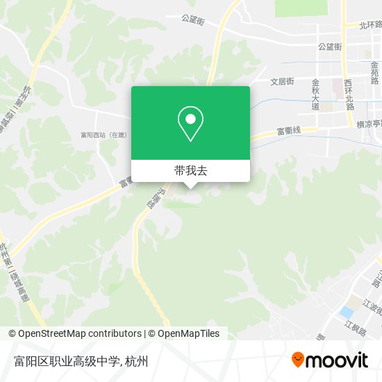 富阳区职业高级中学地图