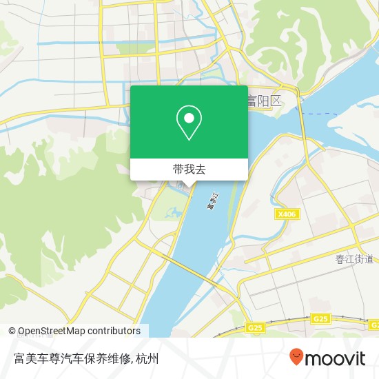 富美车尊汽车保养维修地图
