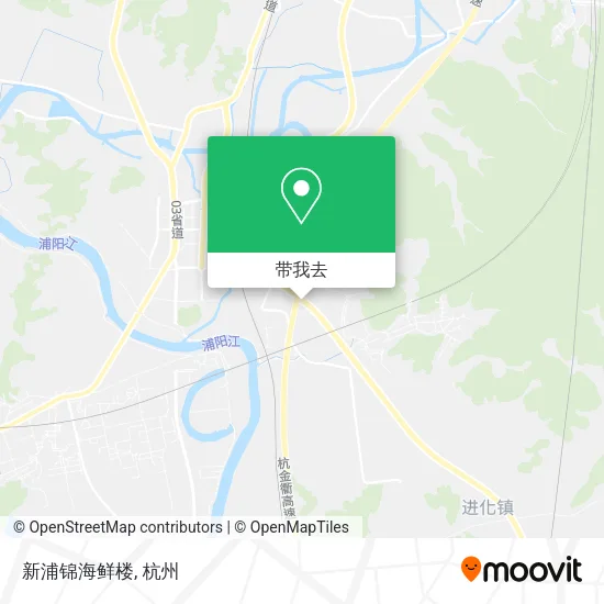 新浦锦海鲜楼地图