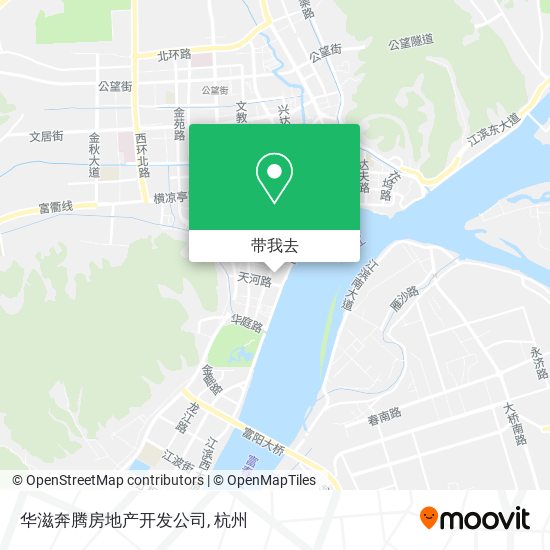 华滋奔腾房地产开发公司地图