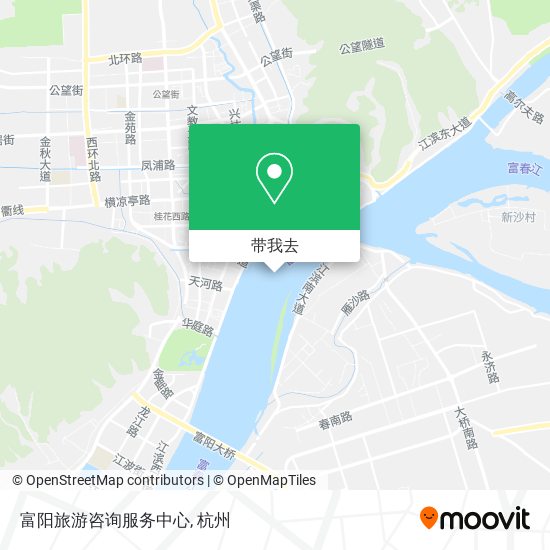 富阳旅游咨询服务中心地图