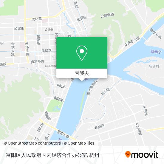 富阳区人民政府国内经济合作办公室地图