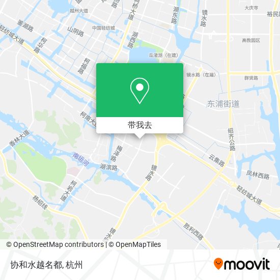 协和水越名都地图