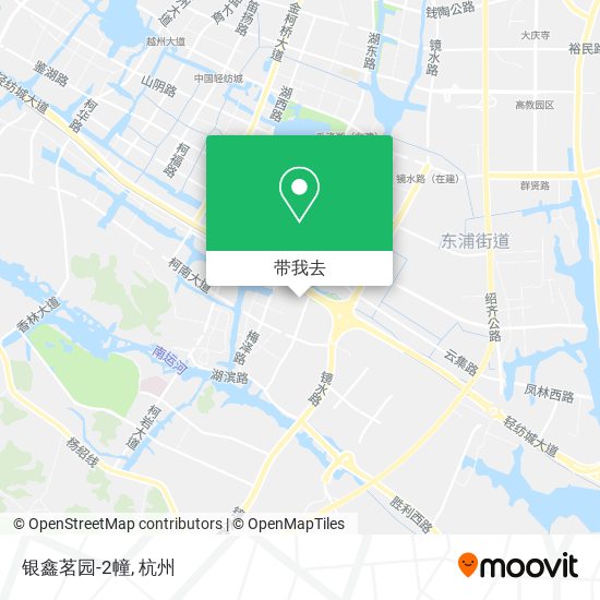 银鑫茗园-2幢地图