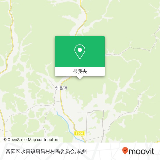 富阳区永昌镇唐昌村村民委员会地图