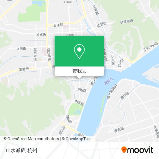 山水诚庐地图