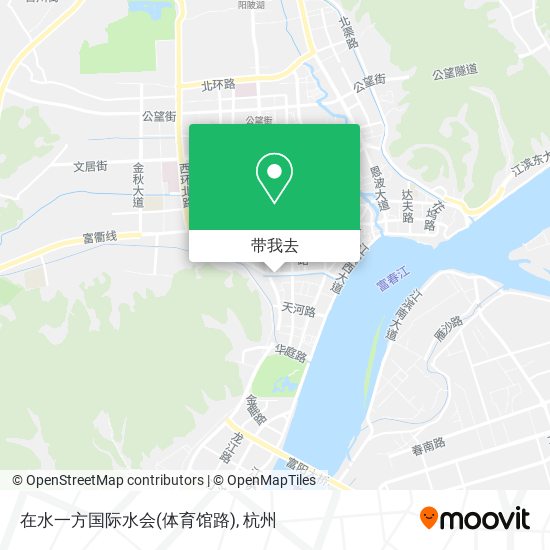 在水一方国际水会(体育馆路)地图