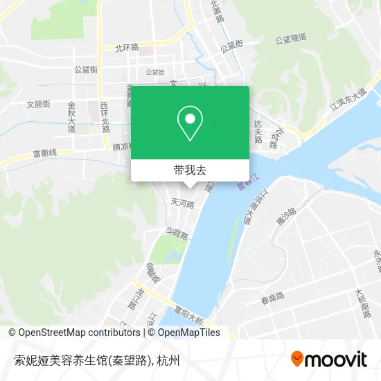 索妮娅美容养生馆(秦望路)地图