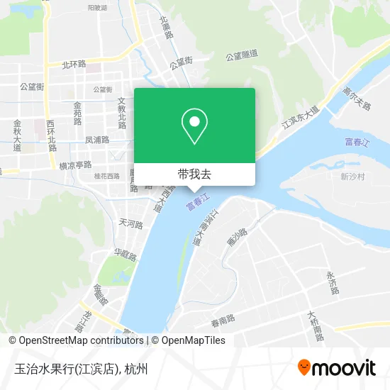 玉治水果行(江滨店)地图
