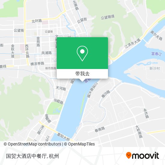 国贸大酒店中餐厅地图