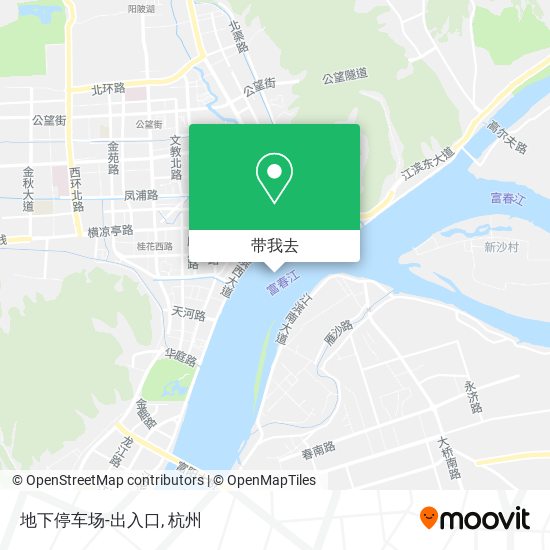 地下停车场-出入口地图