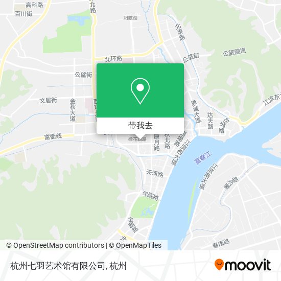 杭州七羽艺术馆有限公司地图