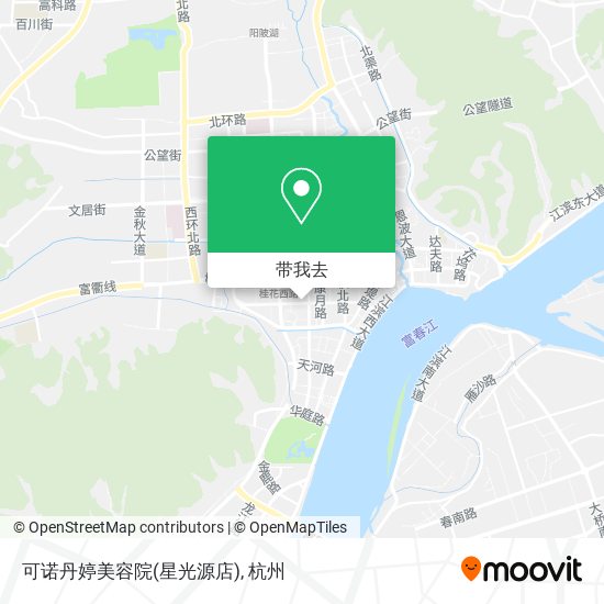 可诺丹婷美容院(星光源店)地图