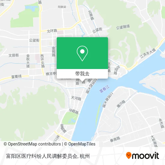 富阳区医疗纠纷人民调解委员会地图