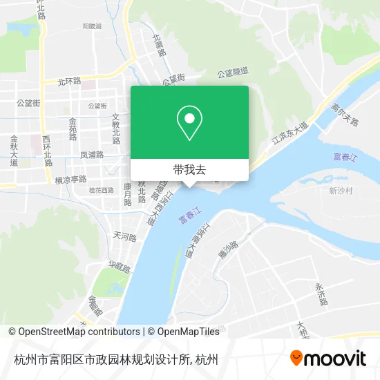 杭州市富阳区市政园林规划设计所地图