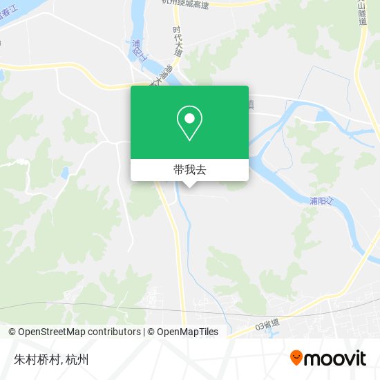 朱村桥村地图
