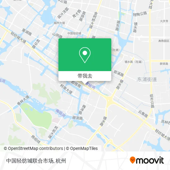中国轻纺城联合市场地图
