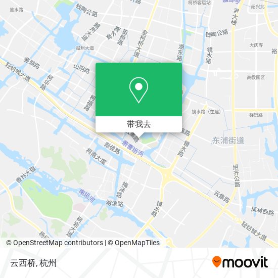 云西桥地图