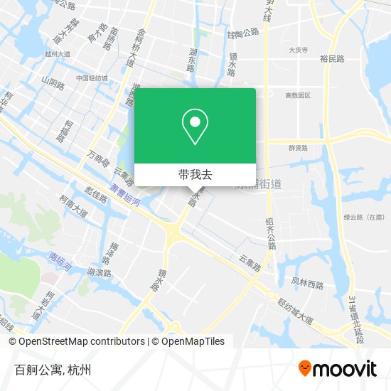 百舸公寓地图