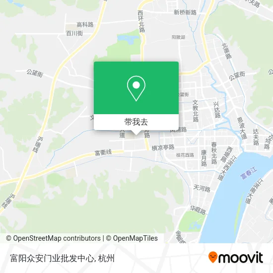 富阳众安门业批发中心地图