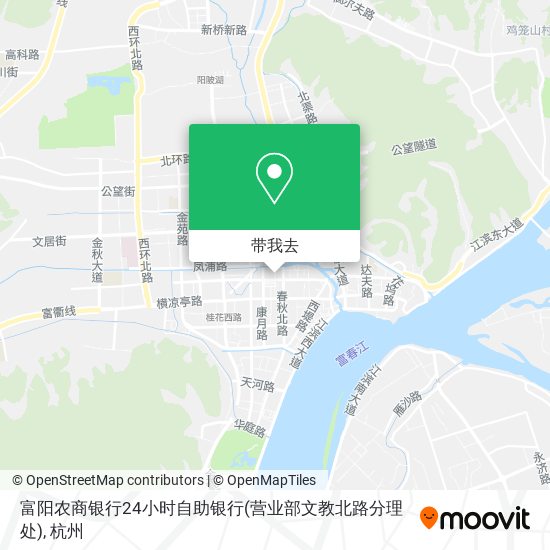 富阳农商银行24小时自助银行(营业部文教北路分理处)地图