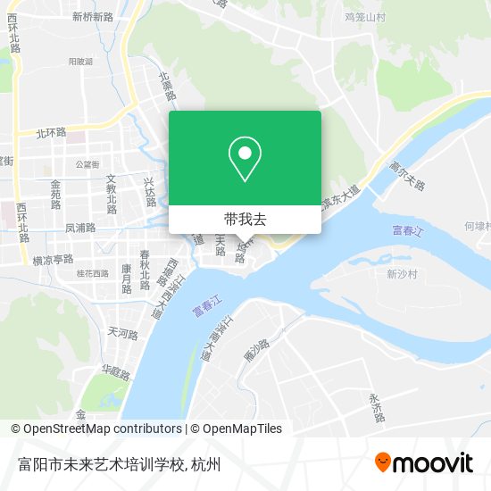 富阳市未来艺术培训学校地图