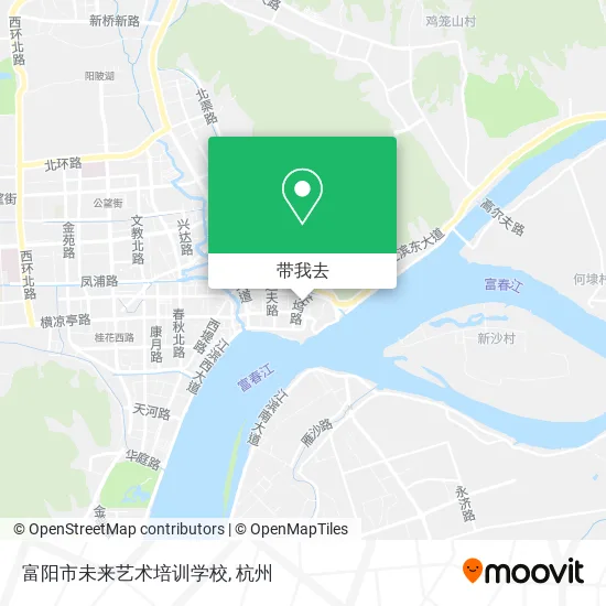 富阳市未来艺术培训学校地图