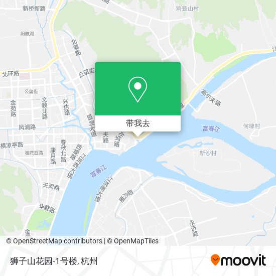 狮子山花园-1号楼地图